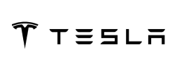 Tesla logo representing innovation in electric vehicles and clean energy
