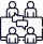 Home 59 Icon of multiple people collaborating in a professional setting